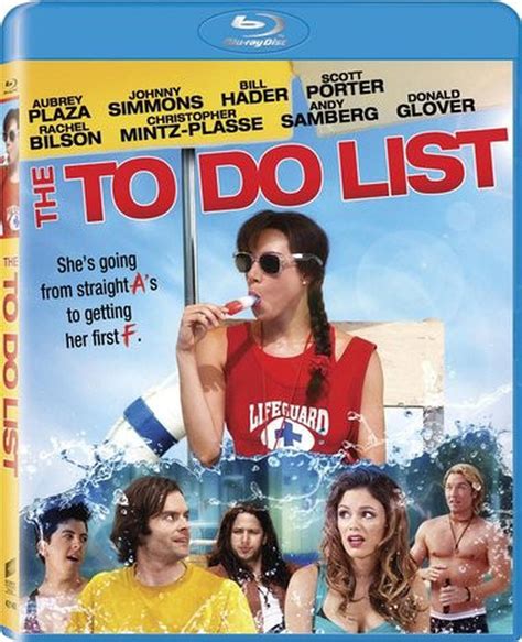 The To Do List Stars Aubrey Plaza Bill Hader Now On Dvd And Blu Ray