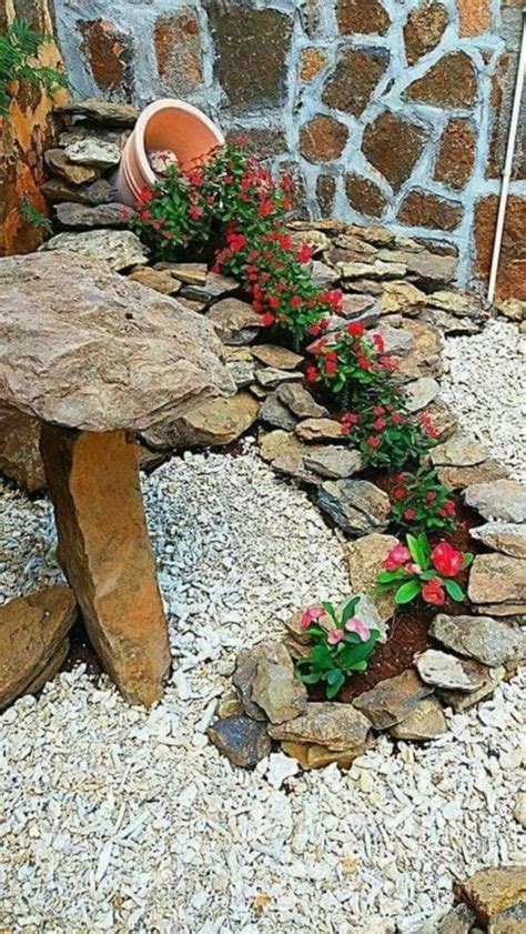 36 Best Spilled Flower Pot Ideas To Going Spring Rock Garden
