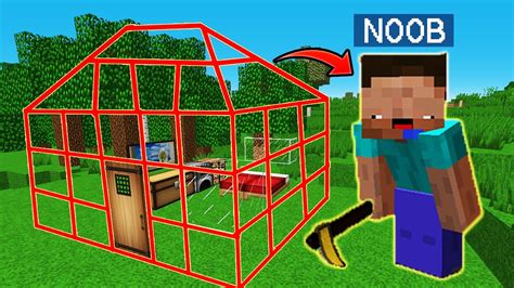 Noob Vs Casa Invisible Minecraft Troll Roleplay El Noob 1 Youtube
