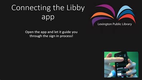 Connecting The Libby App Youtube