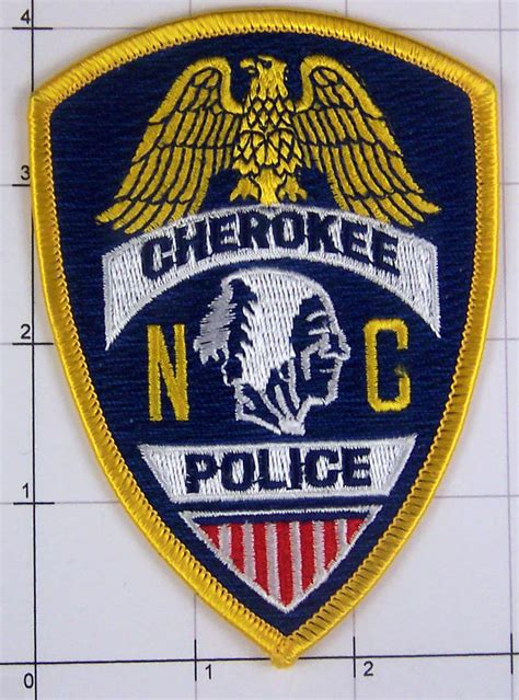 North Carolina Cherokee Indian Tribal Police Law Enforcement Patch