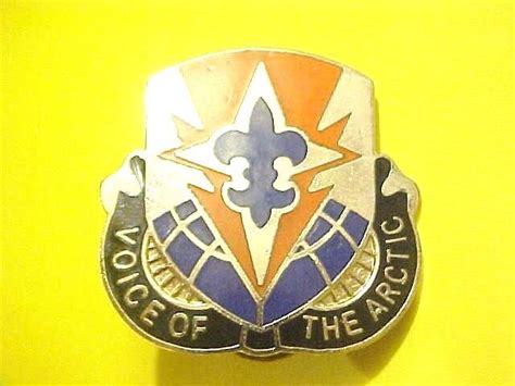 59th Signal Battalion Dui Di Pin Badge Unit Crest Clutchback Multicolor