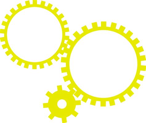 Gear clipart yellow gear, Gear yellow gear Transparent FREE for download on WebStockReview 2021