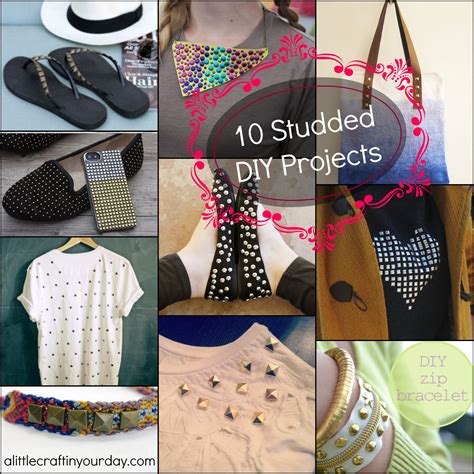 10 Studded Diy Projects A Little Craft In Your Day