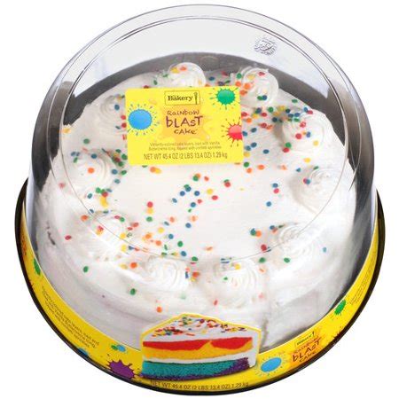 Delicious walmart birthday cakes walmart birthday cakes. The Bakery at Walmart Rainbow Blast With Vanilla Buttercreme Icing Cake, 45.4 oz - Walmart.com