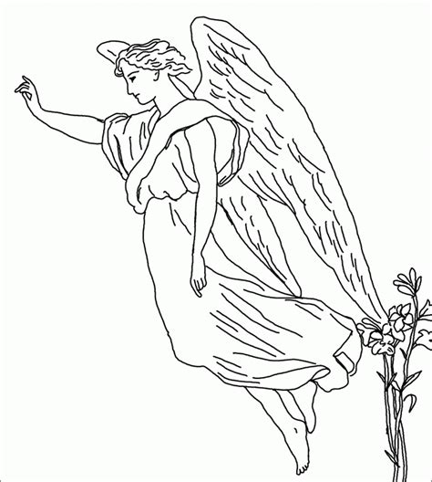 Angel Coloring Pages Printable Coloring Pages