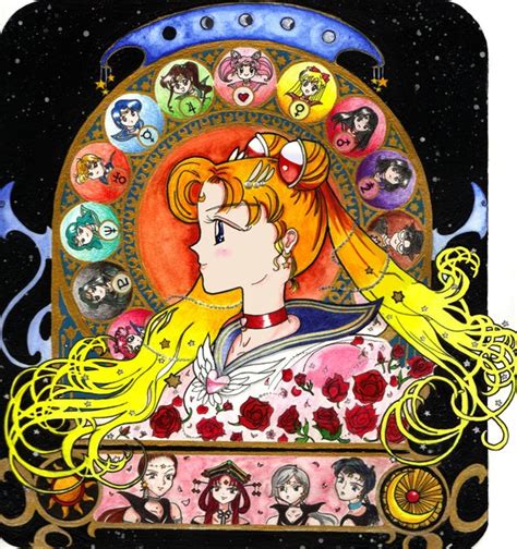 Sailor Moon Zodiac Sailor Moon Fan Art Sailor Moon Moon Zodiac