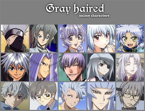 Gray Haired Anime Characters By Jonatan7 On Deviantart