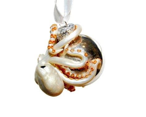 Precious Polar Prize Octopus Tree Ornament By Blissfulearthjewelry