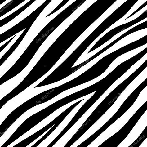 Vector Illustration Of Seamless Zebra Pattern Stock Vector Image By