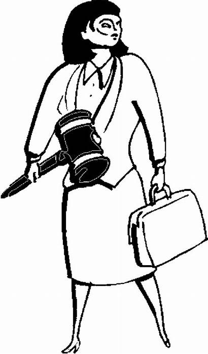 Gavel Woman Coloring Pages