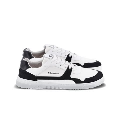 Barefoot Sneakers Barebarics Zing White And Black Be Lenka