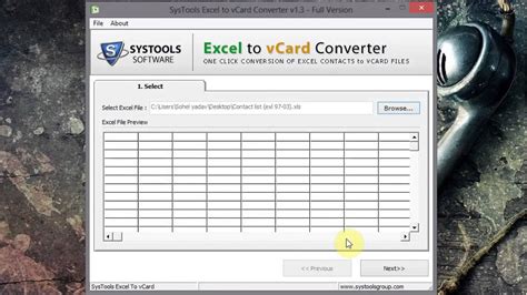 How To Convert From Excel To Vcard Or Vcf File Narration Youtube
