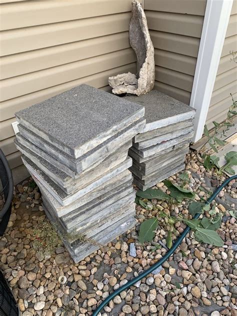 Rubber patio pavers accommodate for future ground movements. 16x16 pavers! Around 70 for Sale in Denver, CO - OfferUp
