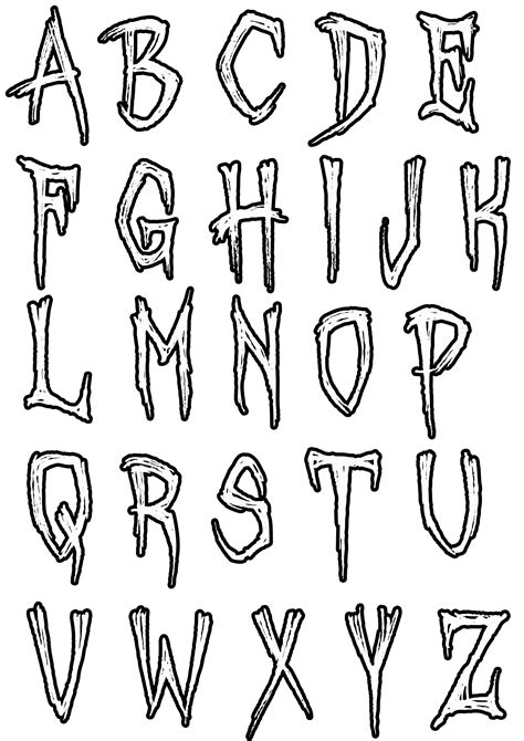 Bonitas Tipos De Letras Graffiti Alphabet Blackbook Battle By