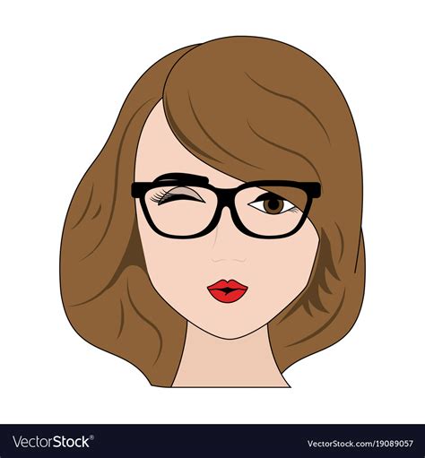 Cute Cartoon Girl With Glasses Cute Cartoon Girl Girl Cartoon Cute