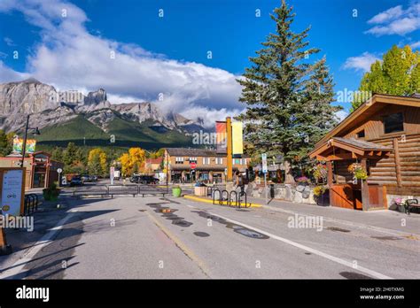 Canmore Alberta Canada 28 September 2021 The Town Of Canmore In