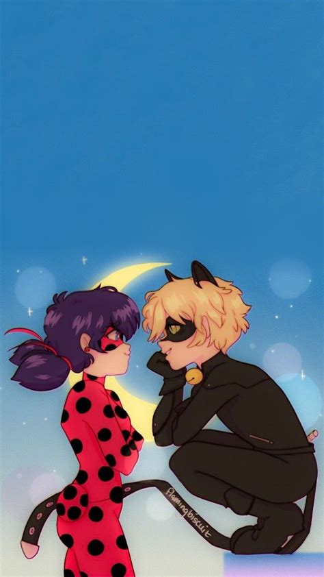 🐞💙ladynoir Wallpaper💙🐱 Credits To Flamingbiscuit Miraculous Ladybug