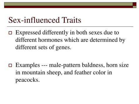 Ppt Sex Linked Traits Powerpoint Presentation Free Download Id 6389116