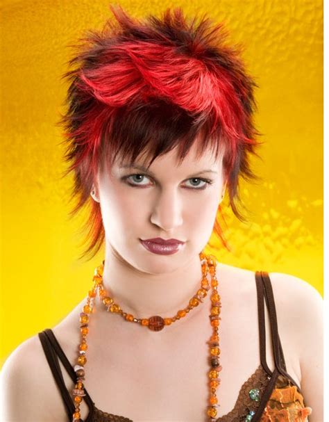 Short emo hairstyles for girls. Long hairs are dressed in different ways: Contemporary ...