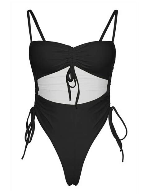 buy ioiom womens sexy high waist one piece swimsuit tummy control swimwear online topofstyle