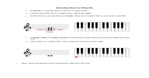 Introduction To Chords Shannon Janssen Piano Pdf Document