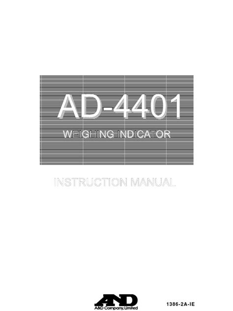 Manual Ad 4401 Pdf Calibration Power Supply