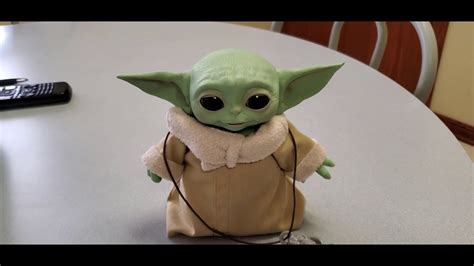 Animatronic Baby Yoda The Child Mandalorian Youtube