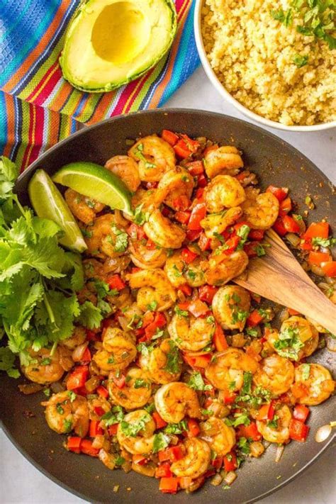 Salt, and although pepper wasn't called for, i added 1/4 tsp. Easy Mexican shrimp skillet | Recipe (With images ...