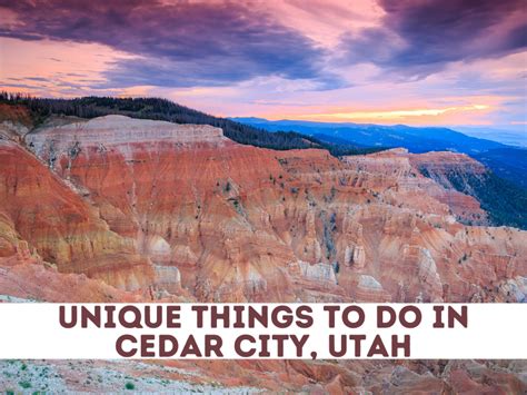 3 Unique Things To Do In Cedar City Utah C Boarding Group Travel