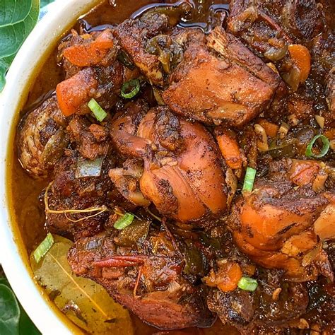 The Best Jamaican Brown Stew Chicken Recipe Brown Stew Chicken