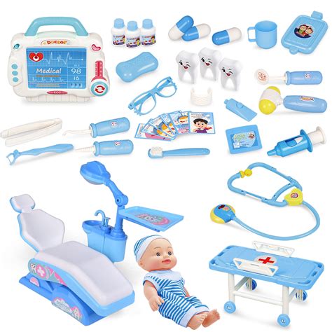 Toys And Games Kids Doctor Kit Pretend N Play Dentist Medical Toys Set