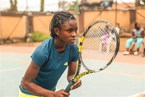 Photos Year Old Nigerian Female Tennis Star Marylove Edwards Emerges No In Africa