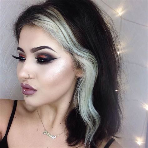 Pin By Youtube Land On Jamie Genevieve Hair Streaks White Hair Color
