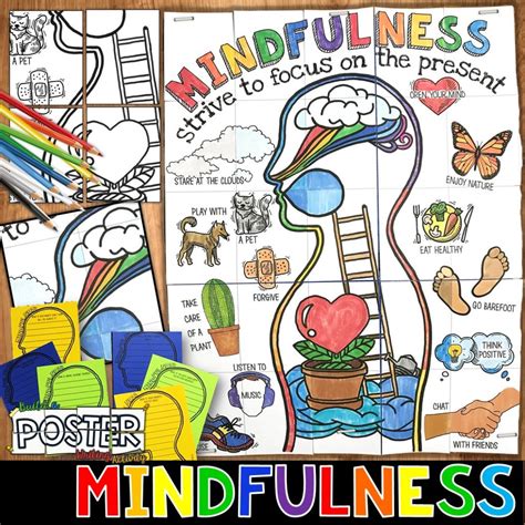 Mindfulness Activities Collaborative Poster Writing Prompts Work