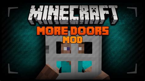 Learn how to open the door from an apple watch with butterflymx. Minecraft Mod Spotlight - MORE DOORS MOD 1.9 - YouTube
