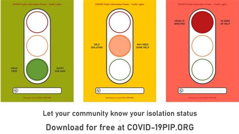 Coronavirus Traffic Light Posters To Help Isolating Neighbours Bbc