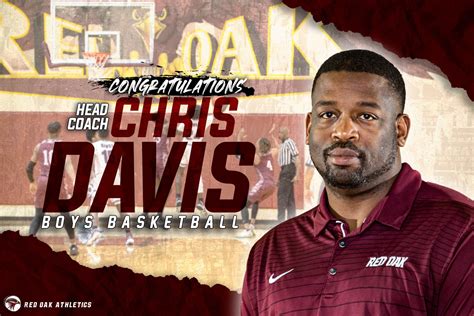 Red Oak Names Chris Davis As Head Boys Basketball Coach