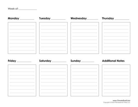 Personalize your calendar up to your requirement with different features we have like including holidays, choosing. Printable Weekly Calendar Template - Free Blank PDF