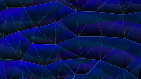 The Shape Of Triangles Blue Abstract Wallpaper Hd Abstract 4k Images