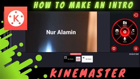 How To Create Intro In Kinemaster Part YouTube