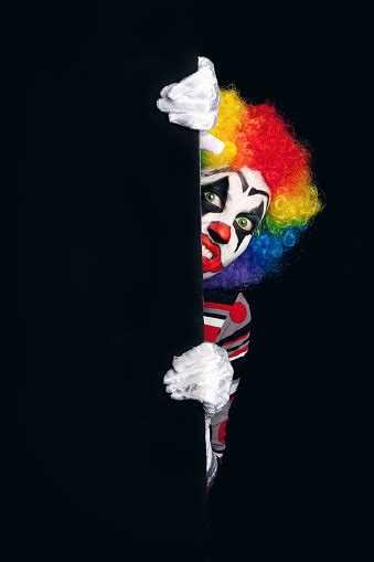Creepy Clown Around The Corner Stock Photo Download Image Now Istock