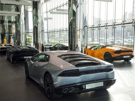Largest Lamborghini Showroom In The World Opens In Dubai Carbuzz