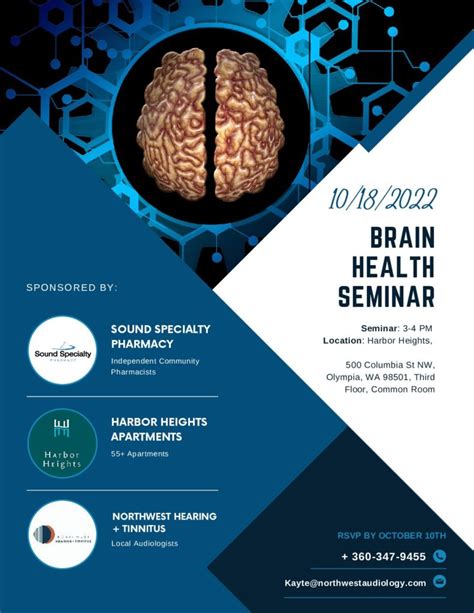 Upcoming Event Rsvp Now Brain Health Seminar On Oct 18th 2022 From