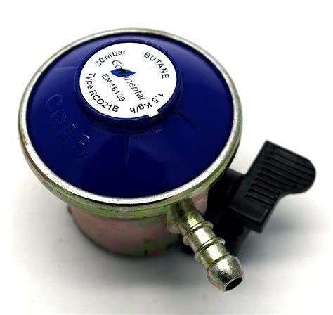 21mm Butane Gas Regulator For 21mm Calor And Flogas Cylinders 30mbar