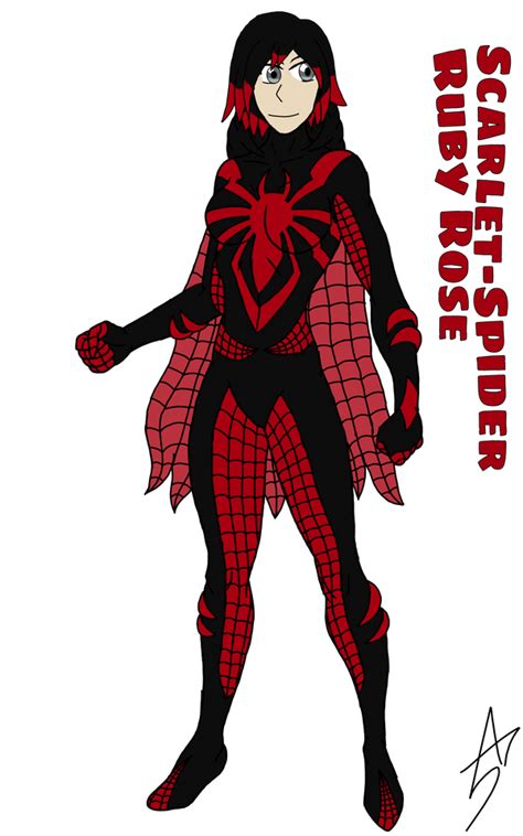 Ruby Rose Scarlet Spider Unmasked By A5l Legion On Deviantart