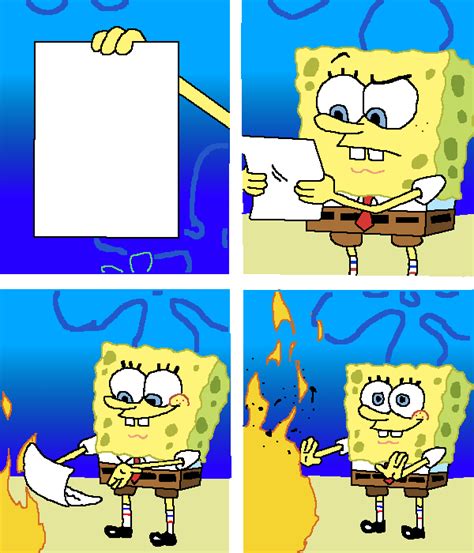 Sponge Bob Fire Meme Generator