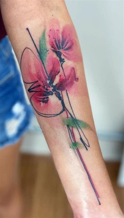 Watercolor Flower Tattoos A Visual Guide