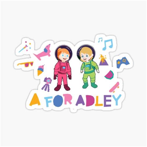 A For Adley Sticker For Sale By Marwa Ah Redbubble