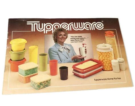 Vintage Tupperware Catalog 1980s Tupperware Brochure 43 Page Home